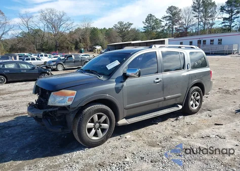 2011 Nissan Armada Sv from USA, damaged, VIN 5N1BA0ND2BN617306